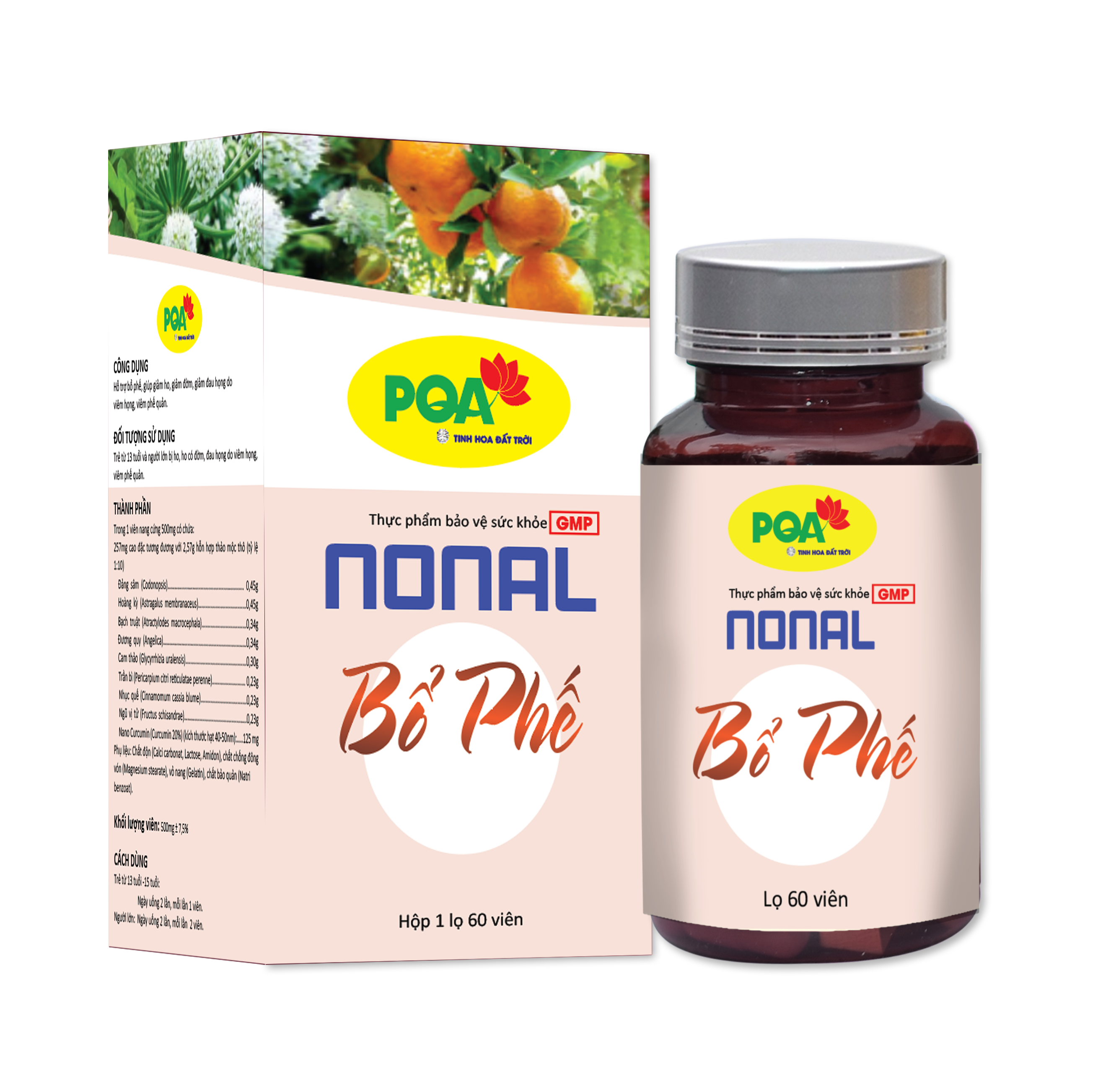 Nonal Bổ phế 60 Viên Nonal Bổ phế 60 Viên